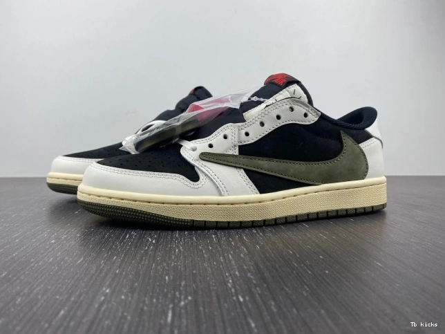 Rep TBK Olive Air Scott WMNS Jordan Travis x 1 Low OG DZ4137-106 0811
